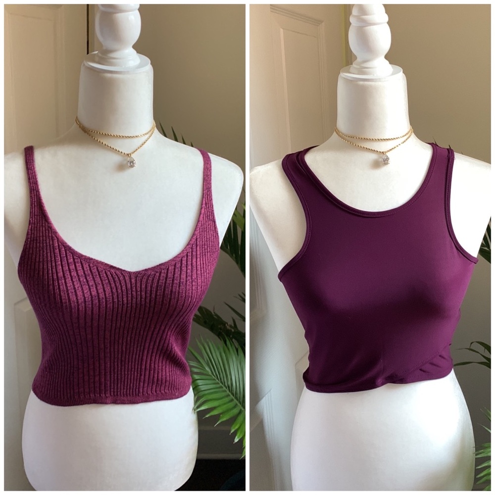 F21 & Charlotte Russe Crop Top Pair